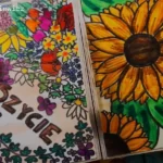 Skrzynka pomalowana w kwiaty - przykład artystycznego odreagowania